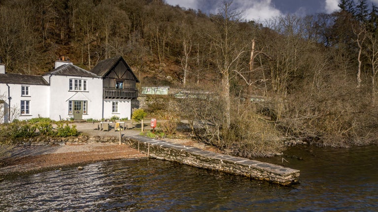 High Strawberry Gardens, on the shore of Lake Windermere, Cumbria
